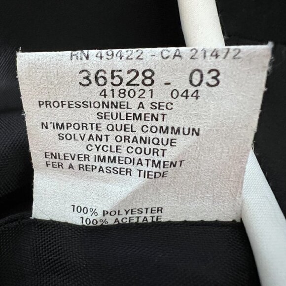 Jessica McClintock For Gunne Sax VTG 80's Strapless Black Dress - Picture 4 of 7